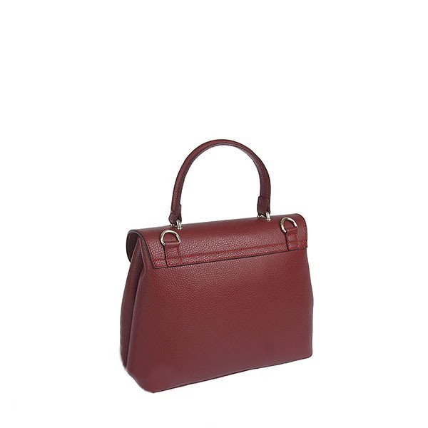 Dámská kožená šedá kabelka 0725