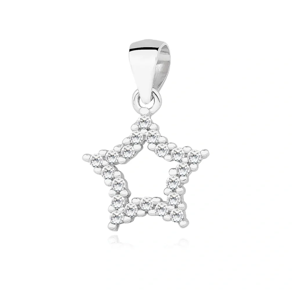 Dámský stříbrný přívěsek Star Crystal
