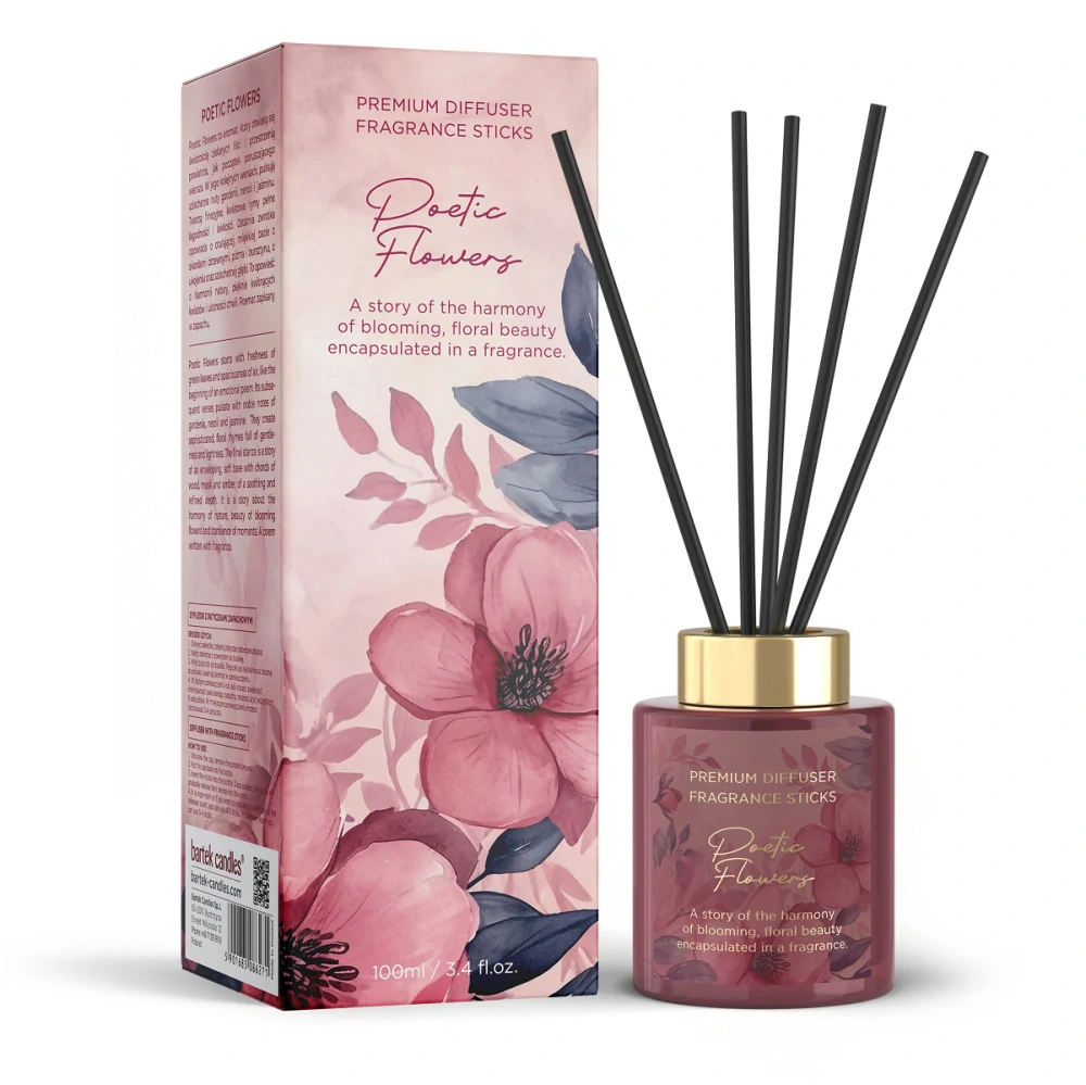 Tyčinkový difuzér Poetic Flowers 100 ml