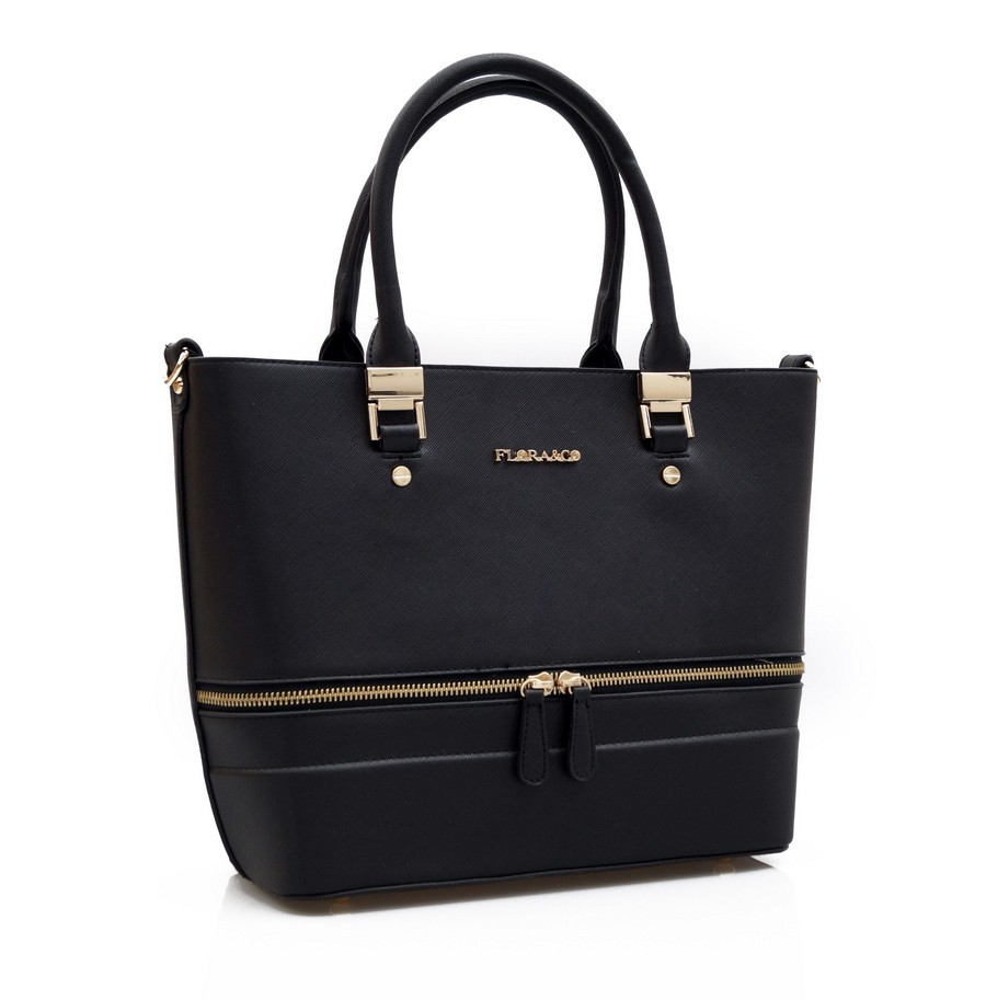 Dámská černá kabelka Flora & Co F3769