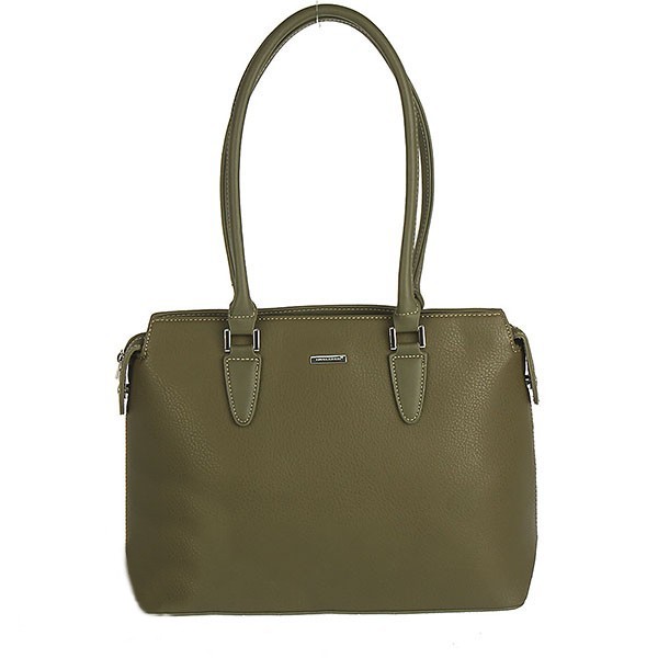 Dámská khaki kabelka David Jones CM3515