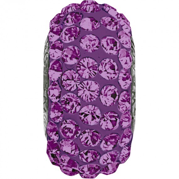 Přívěsek Pavé Slim BeCharmed Amethyst