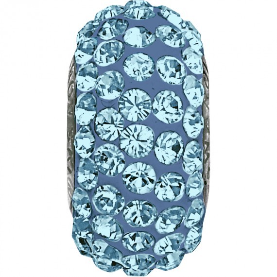 Přívěsek Pavé Slim BeCharmed Aquamarine