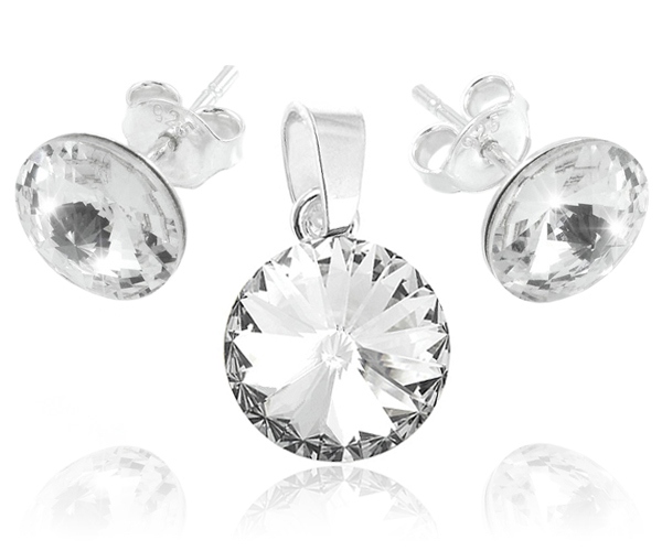 Stříbrná souprava Rivoli Crystal