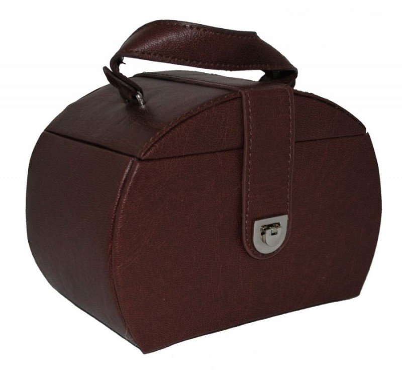 Hnědá dámská šperkovnice