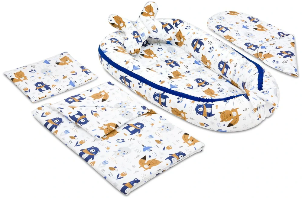 Set na spinkání pro miminko Happy Friends Blue