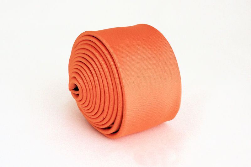 Pánská korálová slim kravata - 5 cm