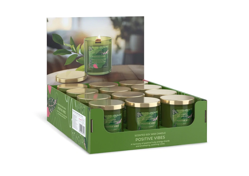 Vonná svíčka ve skle Positive Vibes 220 g